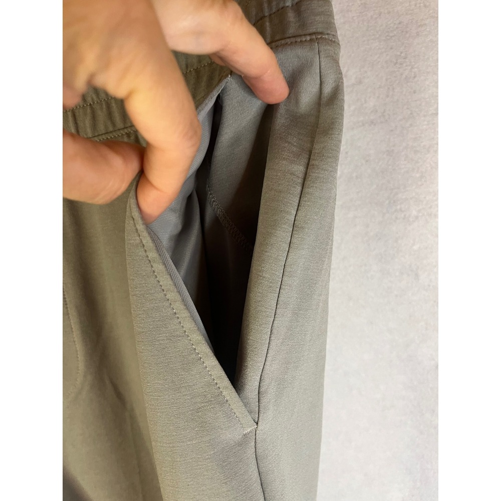 Uniqlo men's light olive green ultra stretch jogger pants Sz L active - Picture 2 of 7